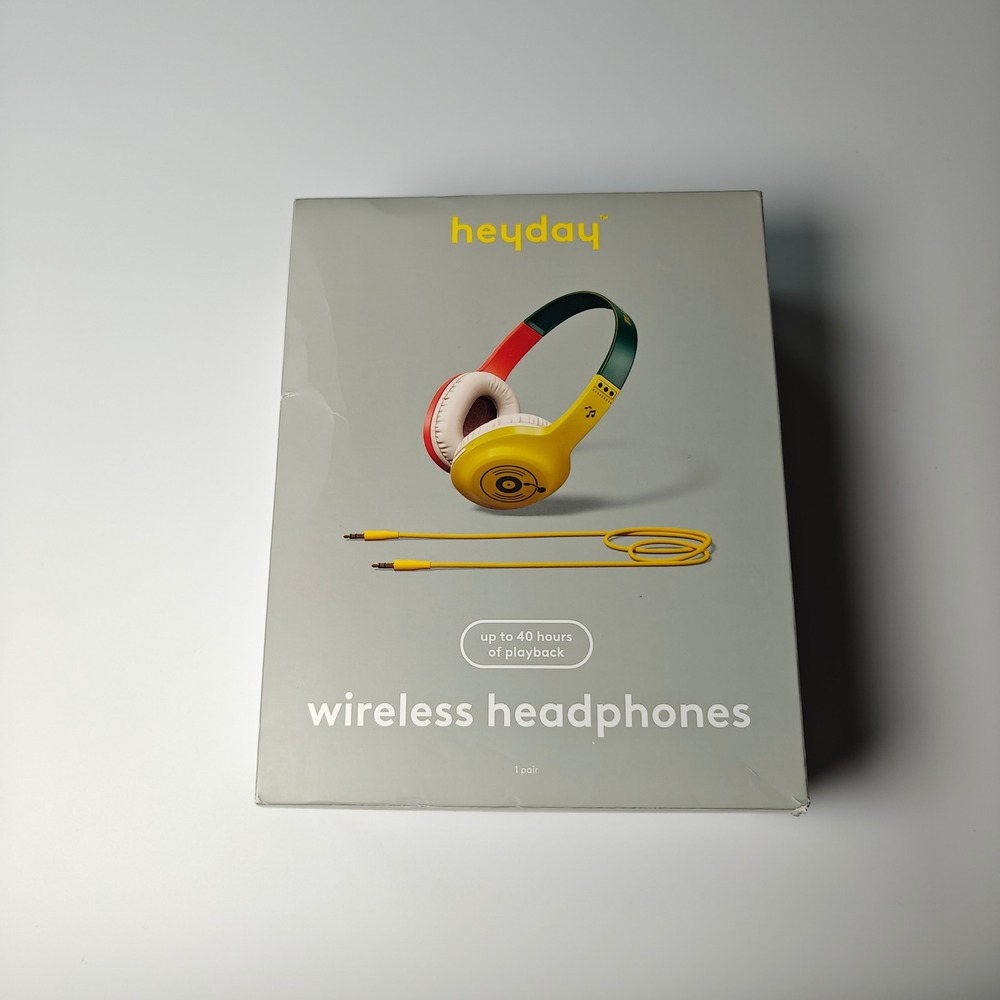 Heyday Wireless Bluetooth 5.4 Headphone Reggae Multicolor Yellow Red Green